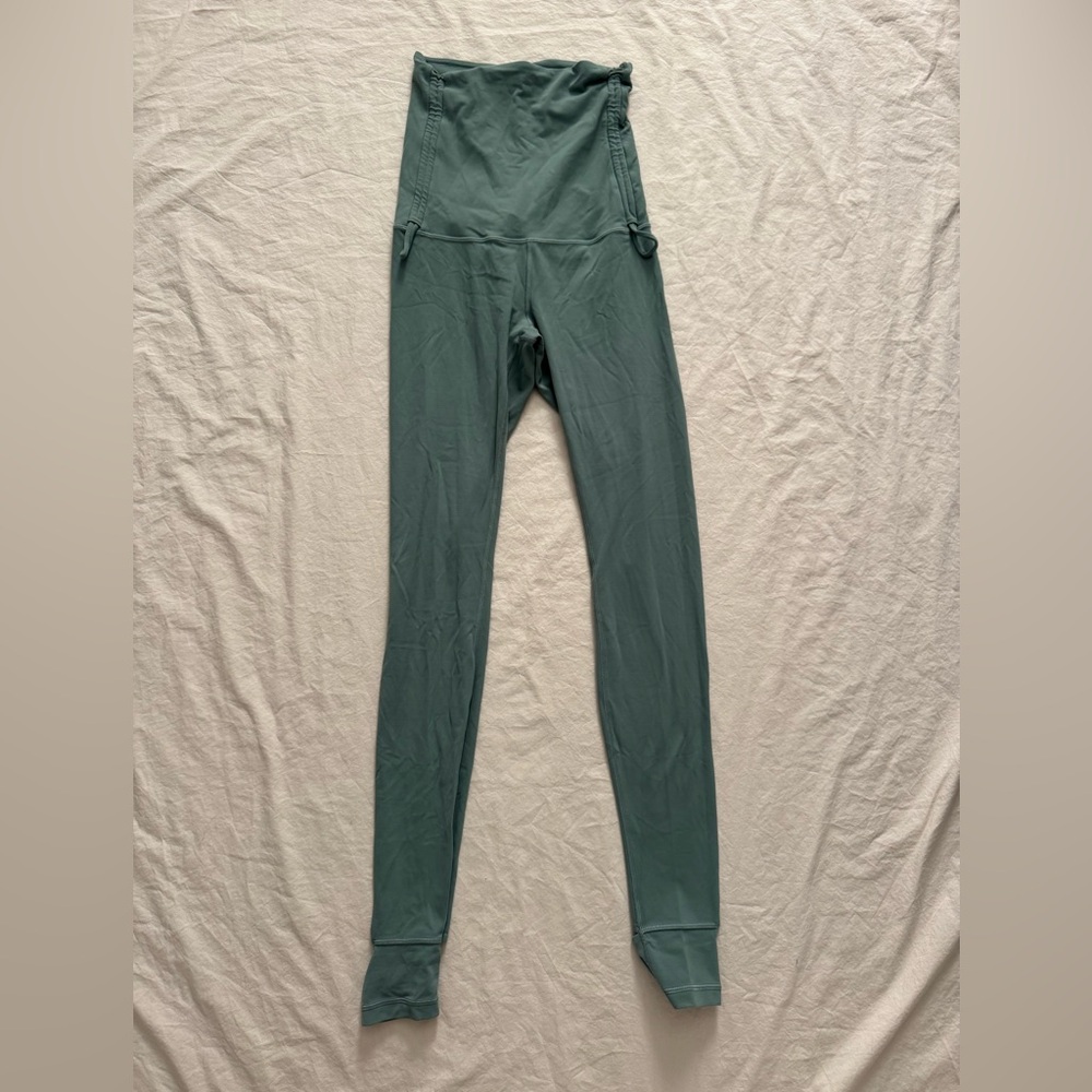 Lululemon Athletica Sage Green High-Waisted Yoga Pants